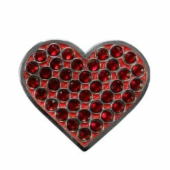 Cutter & Buck Ahead Ball Marker - Crystal Red Heart