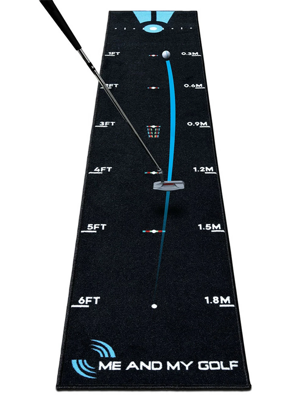 Me And My Golf Breaking Ball Putting Mat - Small