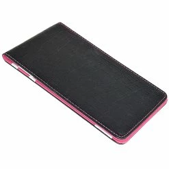 On Par Scorecard Holder Croc Print Black/Pink