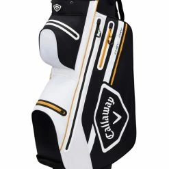 Callaway Chev Dry 14 Cart Bag - White/Black/Gold