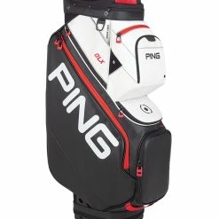 Ping DLX 191 Cart Bag - Black/White/Scarlet