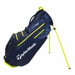 TaylorMade Flextech Waterproof Stand Bag - Navy/Yellow