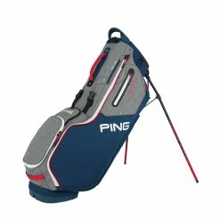 Ping Hoofer 14 Stand Bag - 201 Grey/Navy/Scarlet