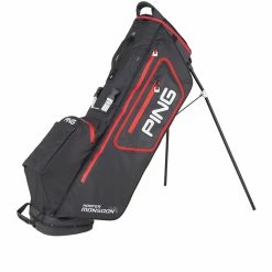 Ping Hoofer Monsoon Stand Bag - Black/Scarlet/White