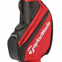 Taylormade Stealth Tour Cart Bag - Black/Red