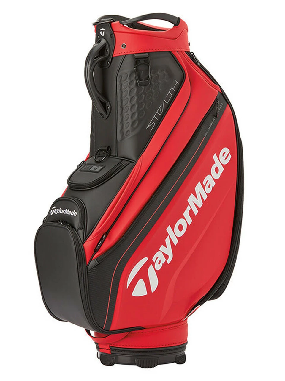 Taylormade Stealth Tour Cart Bag - Black/Red