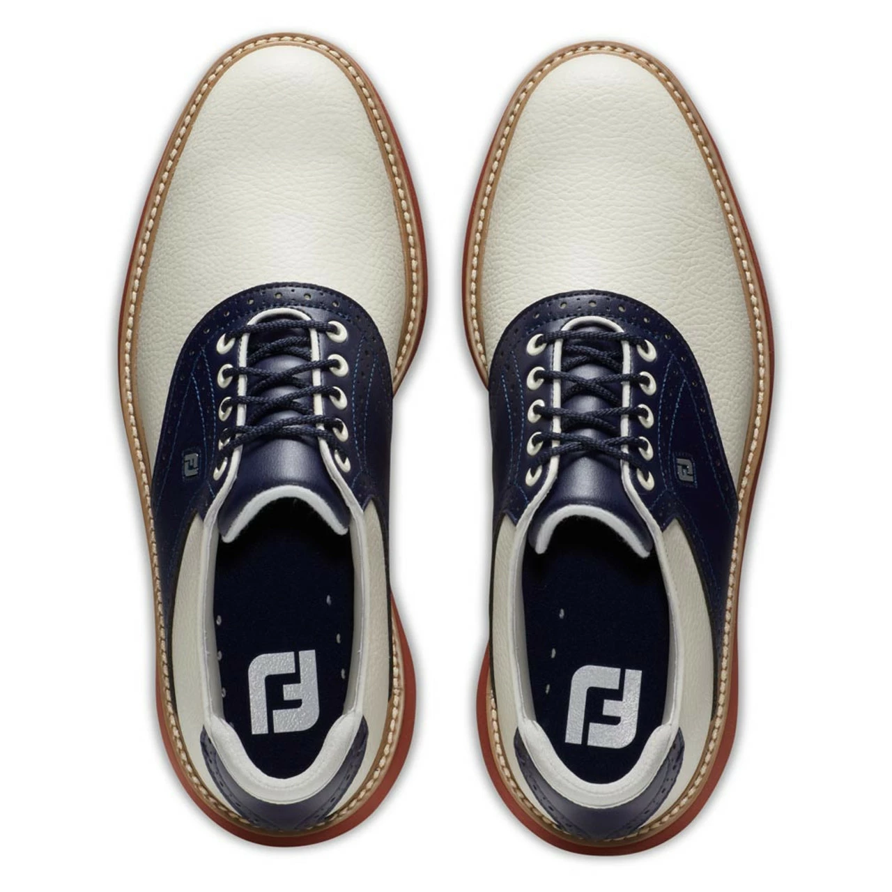 FootJoy Men's Traditions Spikeless Golf Shoes - Image 9