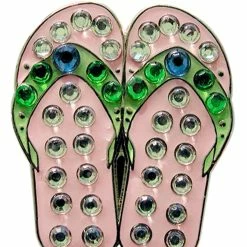 Navika Swarovski Crystal Flipflop Pink Marker