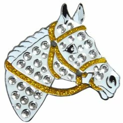 Navika Swarovski Crystal Horsehead Marker