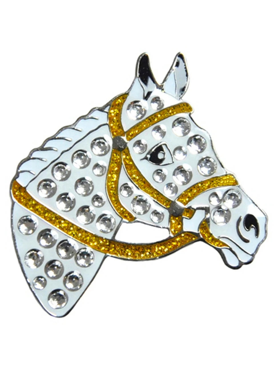 Navika Swarovski Crystal Horsehead Marker