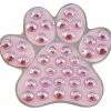 Navika Swarovski Crystal Paw Pink Marker