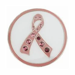 Navika Swarovski Crystal Pink Ribbon Marker
