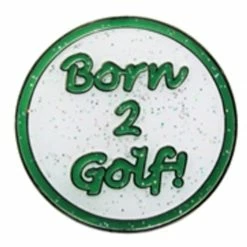 Navika Glitzy Born 2 Golf Green Ball Marker