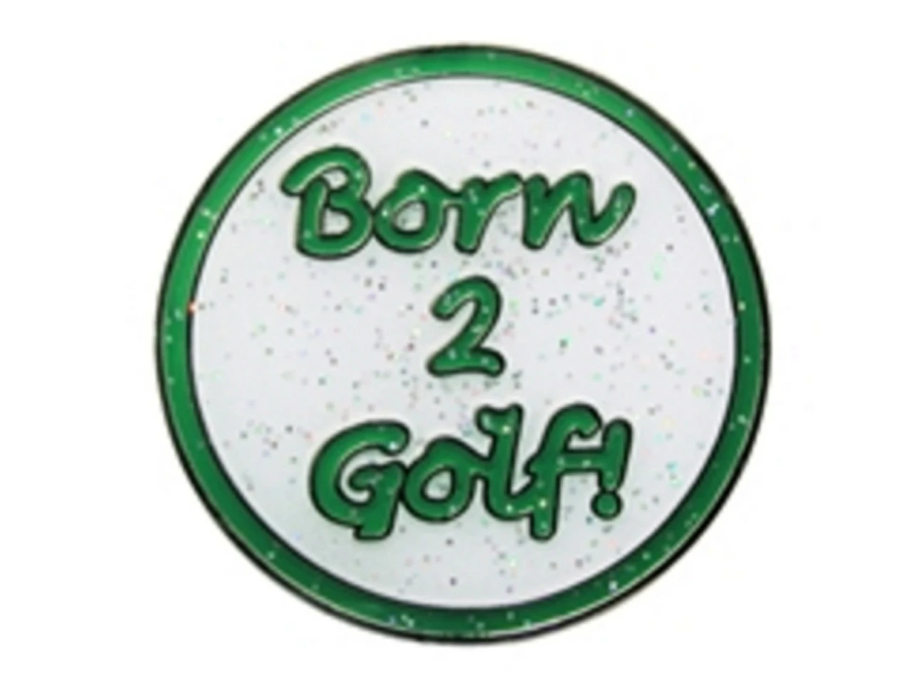 Navika Glitzy Born 2 Golf Green Ball Marker
