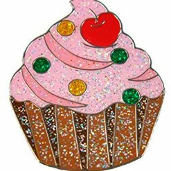 Navika Glitzy Cupcake Ball Marker