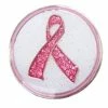 Navika Glitzy Pink Ribbon Ball Marker