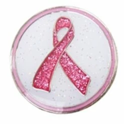 Navika Glitzy Pink Ribbon Ball Marker