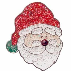 Navika Glitzy Santa Ball Marker