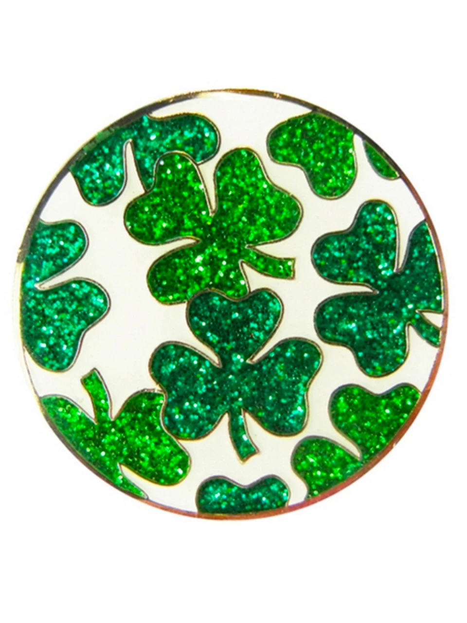 Navika Glitzy Shamrock Ball Marker