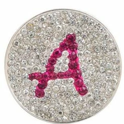 Navika Micro Pave Crystal Initial A Marker
