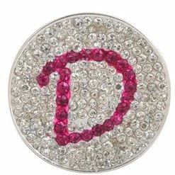 Navika Micro Pave Crystal Initial D Marker