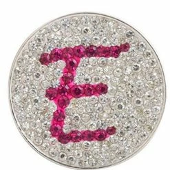 Navika Micro Pave Crystal Initial E Marker