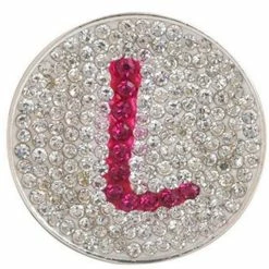 Navika Micro Pave Crystal Initial L Marker