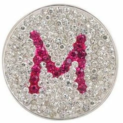 Navika Micro Pave Crystal Initial M Marker