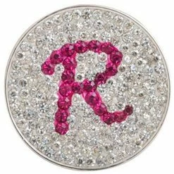 Navika Micro Pave Crystal Initial R Marker