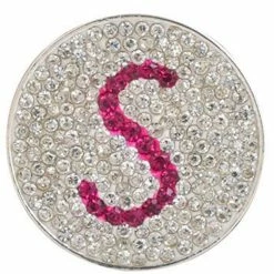 Navika Micro Pave Crystal Initial S Marker