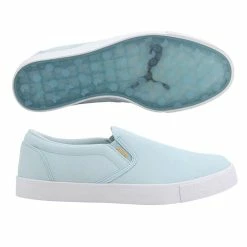 Puma Women's Tustin Slip-On Golf Shoes - Omphalodes/Team Gold