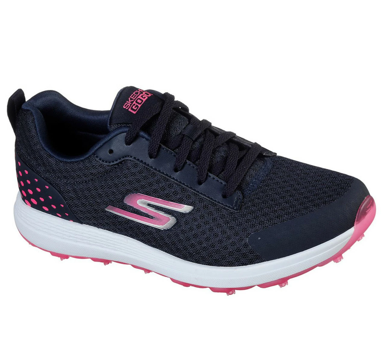 Skechers Women's Go Golf Max - Fairway 2 Golf Shoes - Navy/Pink - Image 3
