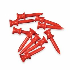 Elim Correct Height Golf Tees - 50 Pack Red