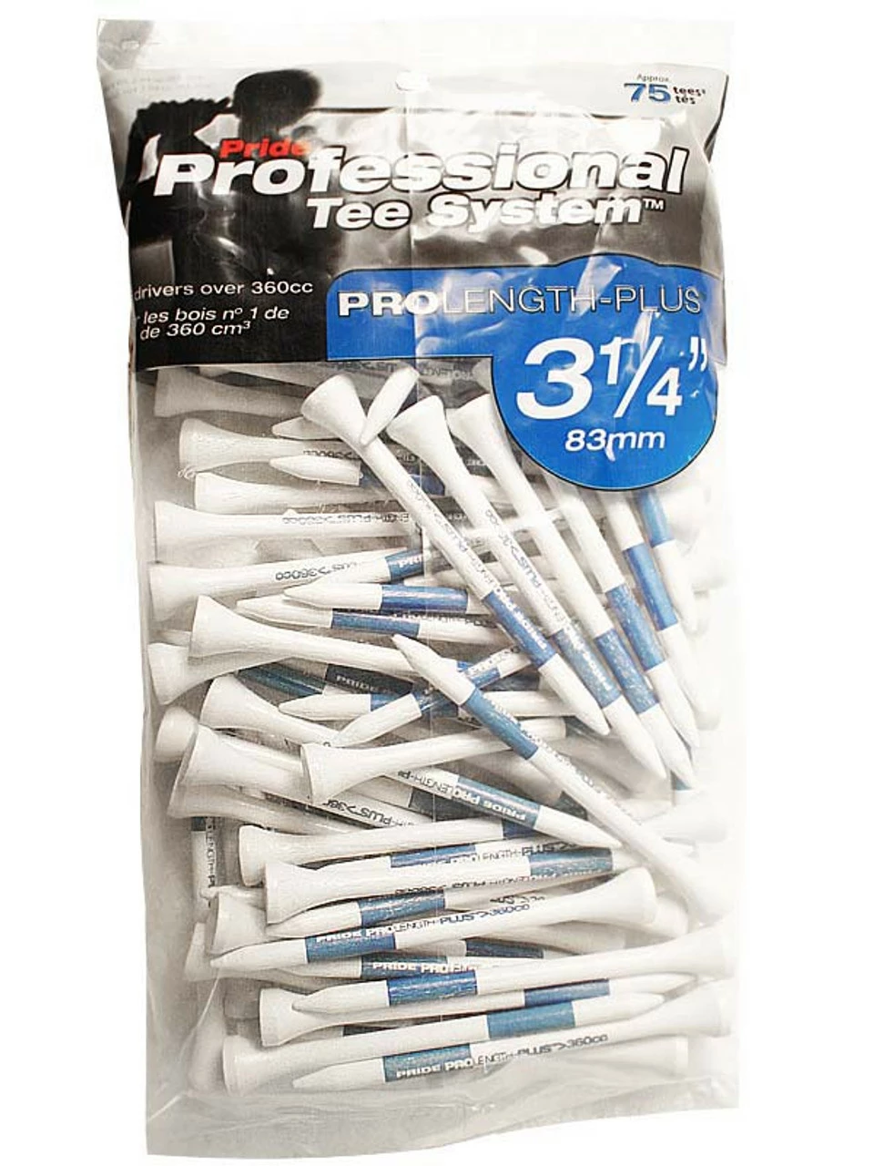 Pride Golf Tee Pride Golf ProLength Tees Blue