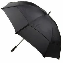 GustBuster Pro Series Gold Umbrella 68 Inch Black
