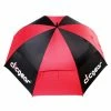 Clicgear Double Canopy 68 Inch Umbrella Black/Red
